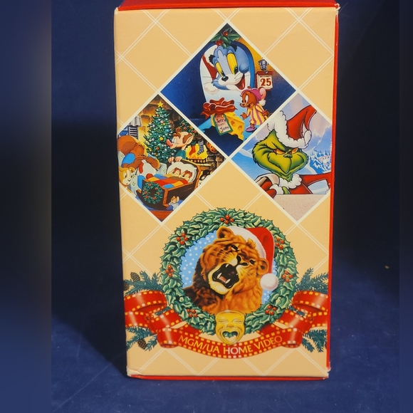 Vintage VHS 3 Movie Box Set 1991 MGM Cartoon Christmas Tom & Jerry The Grinch - Picture 6 of 16